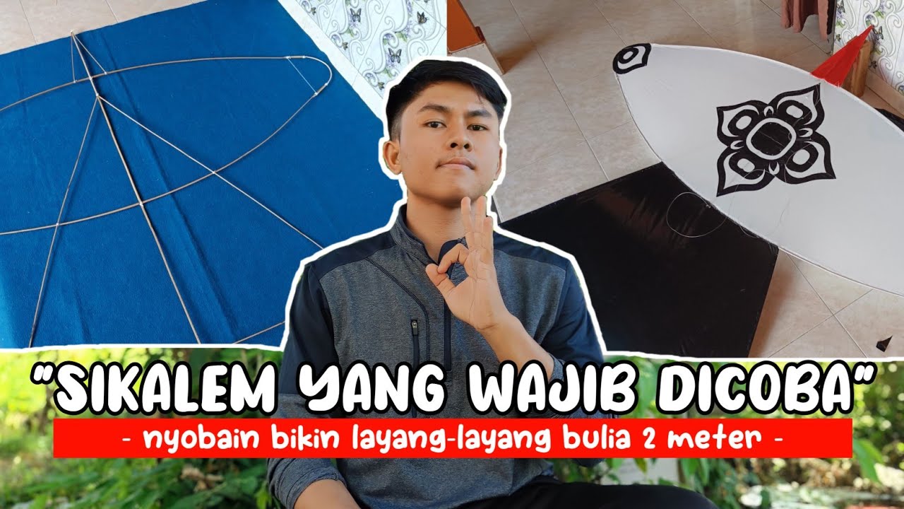 SEKALEM INI❓ Nyobain Bikin Layang-Layang Bulia (Alanggaya Bulia) 2M Punya Warga Gorontalo Sulawesi