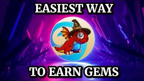 EASIEST way to earn gems in DragonVale! (22 GEMS IN ONE DAY?!?)
