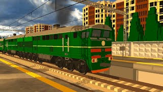 Работаю с Тимофеем на 2ТЭ116 по маршруту Петрозаводск-Сортавала. Зелёные вагоны вернулись!