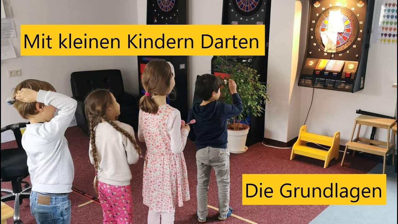 Darts spielen mit Kindern ab ca