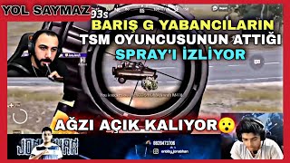 Bariş G - Tsm Oyuncusunun Attiği Sprayi İzli̇yor