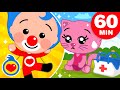 Head, Shoulders, Knees And Toes | Classic Nursery Rhymes | ♫ Plim Plim | Pre-K (60 min)