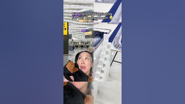 Kids fails at translating for her Korean mom 😭 #funny  #cabincrewlife #flightattendant