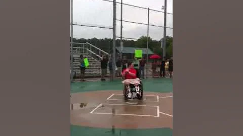 Awesome Hallie hitting the ball