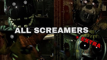 ALL JUMPSCARES IN Five Nights At Freddy’s 3 Plus + EXTRA