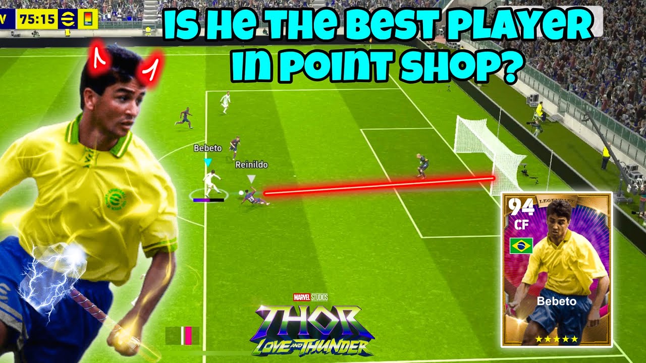 😱BEST PLAYER IN POINT SHOP? BEBETO REVIEW EFOOTBALL TODAY || efootball 2024
