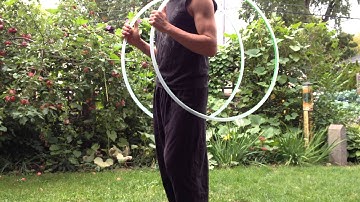 Double Hoop Tutorial with Lars - Forward Behind the Back 3-Beat Weave