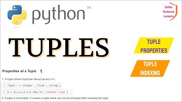 Python Tutorial - 4 [ Tuples in Python - Examples | Properties ] #python #tuple #datatypes