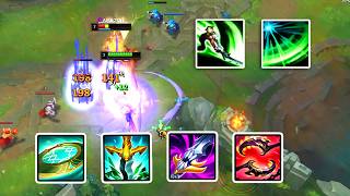 Rank 1 Riven Mid DESTROYS High Elo — 1v9 Carry