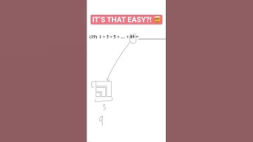 Odd Number Sum Hack | Math Trick to Add the Sequence of Odd Numbers Quickly