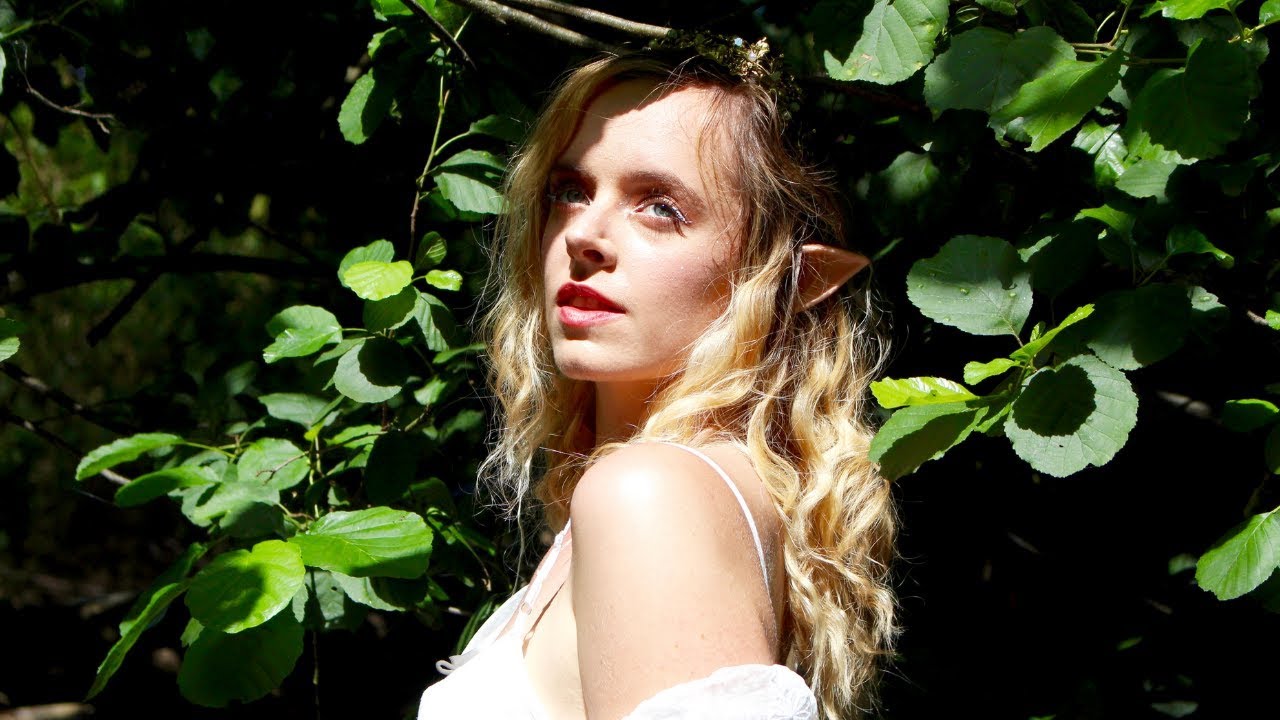 WHITE ELF MAKEUP HALLOWEEN Elora YouTube