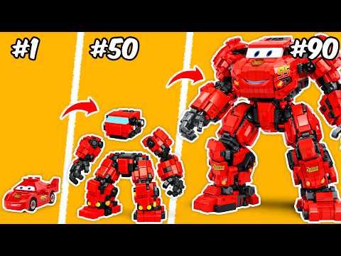 Turning Lightning McQueen into a LEGO Mech | ROBO Bricks Channel