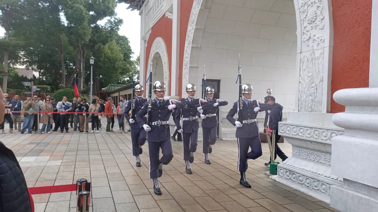 20260118國民革命忠烈祠National Revolutionary Martyrs' Shrine空軍儀隊衛兵交接