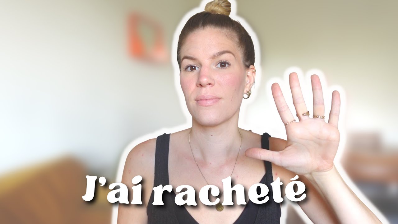 Minimalisme : 5 choses que j'ai décidé de racheter 🫢