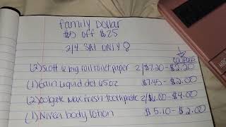 LEARN HOW TO COUPON WITH ME FAMILY DOLLAR #alldigital #familydollarcouponing #couponing screenshot 4