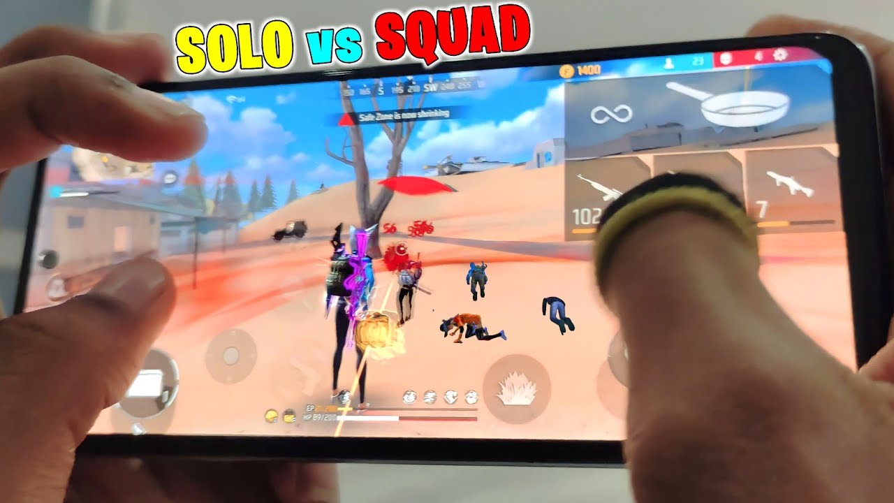 Full Support Unstoppable Solo vs Squad Gameplay 🔥 Garena Free Fire ...