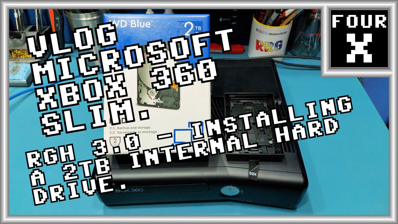 Microsoft XBOX 360 Slim E unlocked mod RGH 3 XELL JTAG FREEBOOT HDD 500GB  Aurora