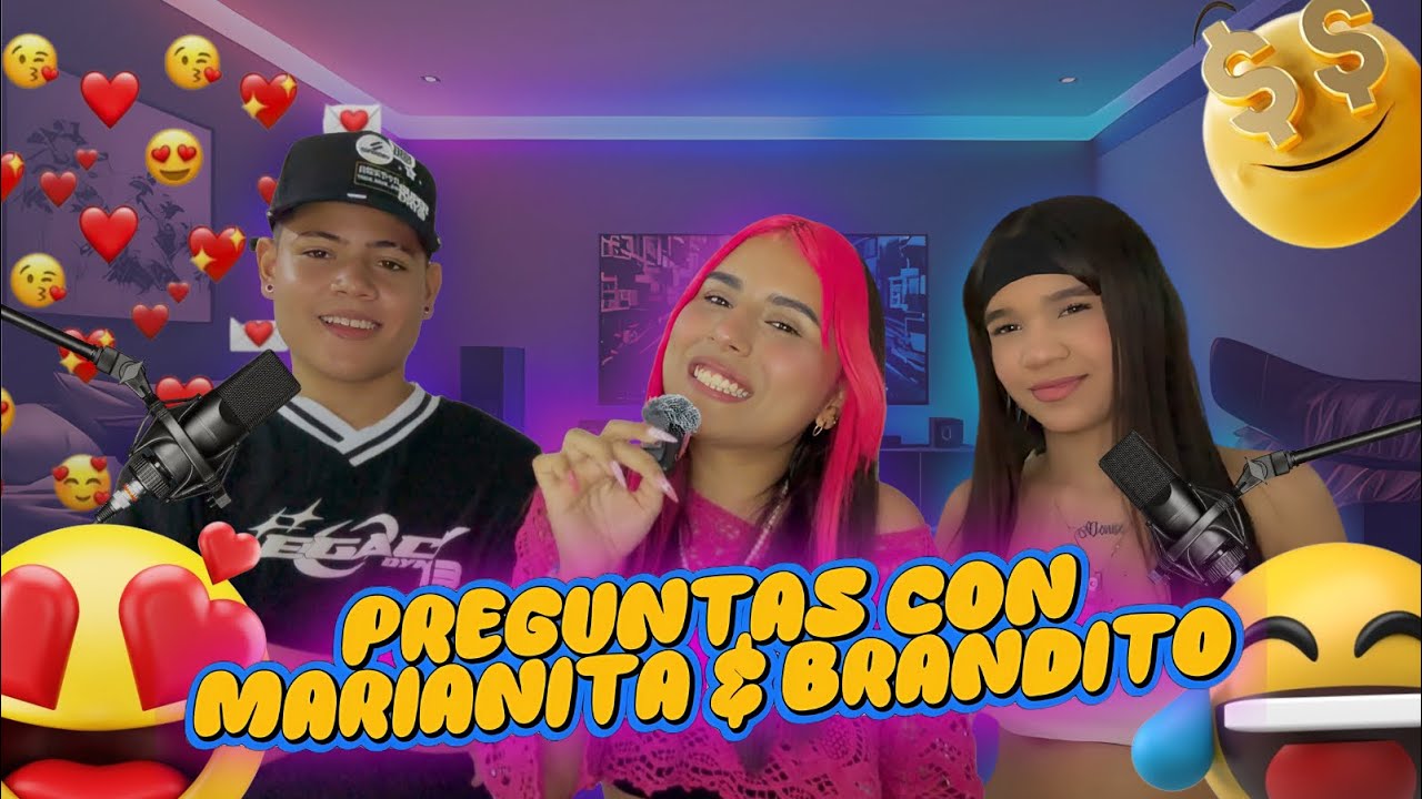 PREGUNTAS CON MARIANITA Y BRANDITO ( será que volvieron ) 😱🩷