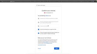 MiDrive Google OAuth screenshot 3