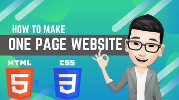 How to make One Page Website || Using HTML and CSS || Visual Studio Code Editor
