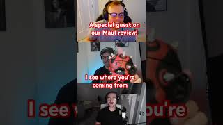 A celebrity visit for our #maulshadowlord talk #movies #podcast #starwars #disney #streaming #fyp