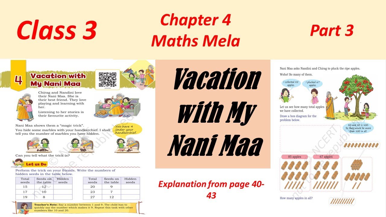 Vacation with my Nani Maa| Class 3 | Maths Mela | NCERT | part 3 @WoK ...