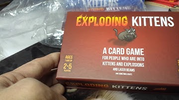 The Sound Exploding Kittens Makes When Opening (Kickstarter)