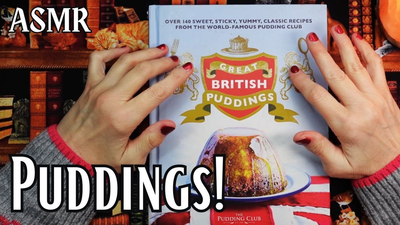 ASMR | Great British Puddings in a Whisper! Lovely Library Book