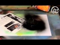 Pyramids Tutorial #3 Trailer - Spray Paint Art by René Schell