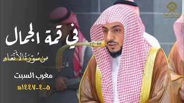 تلاوة في قمة الجمال من سورة الأنعام للشيخ د.الوليد الشمسان | مغرب السبت 5 ربيع الآخر 1447ه‍