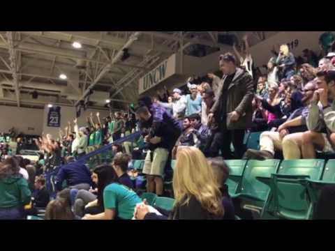 UNCW fans came out in full force today at Trask Coliseum to watch the Seahawks in the first round of