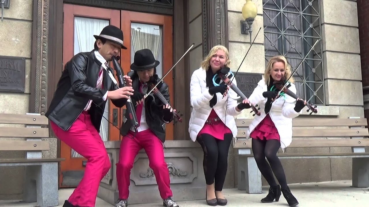 USJ Violin Jam Quartet 12/28 955 YouTube