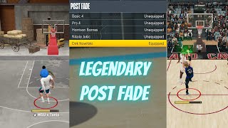 THE 1 LEGGED DIRK POST FADE NBA 2K22!