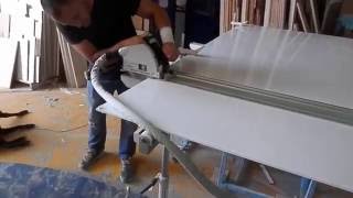 Cutting Plexiglass with a circular saw 