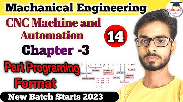 Part Programing Format / CNC Machine and Automation / chap-3 part programing / machanical 6th Sem