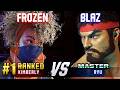 SF6 ▰ FROZEN (#1 Ranked Kimberly) vs BLAZ (Ryu) ▰ High Level Gameplay