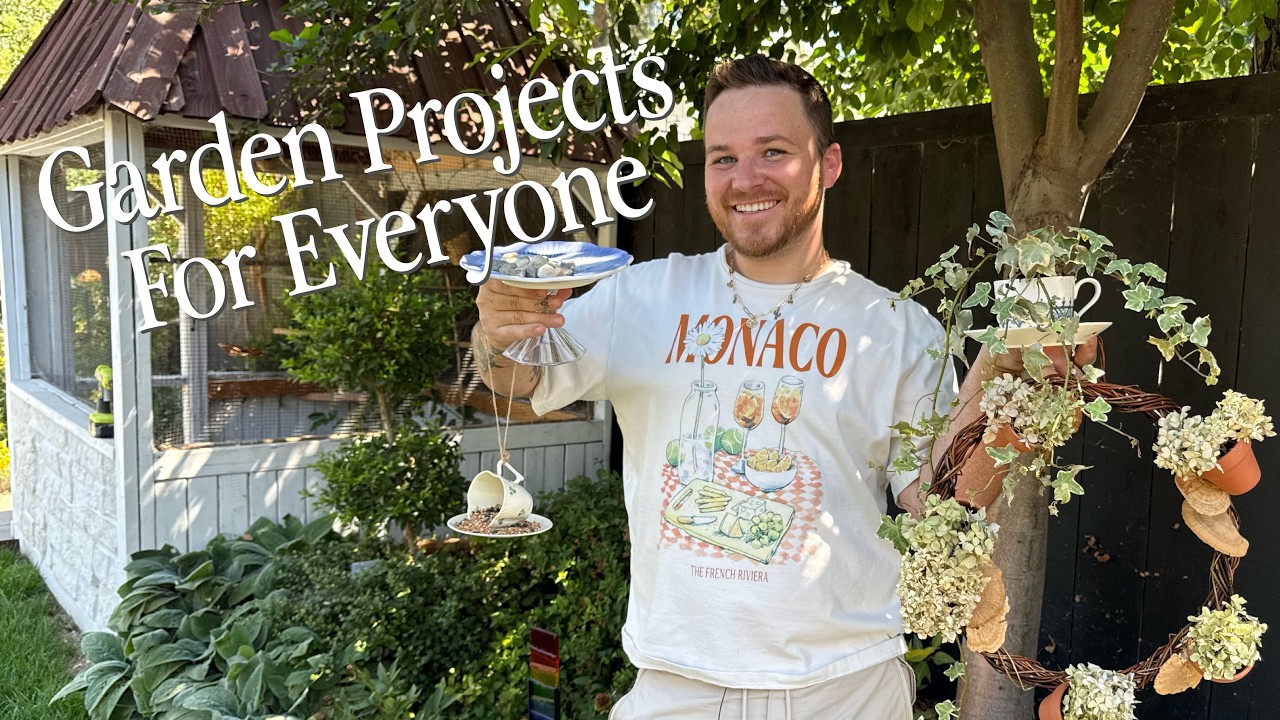 Turning Goodwill Finds Into Cottage Garden Treasures || Visit Our Garden