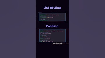 List Styling And Position #shorts #shortsvideos #viral #viralvideo #html #css #javascript