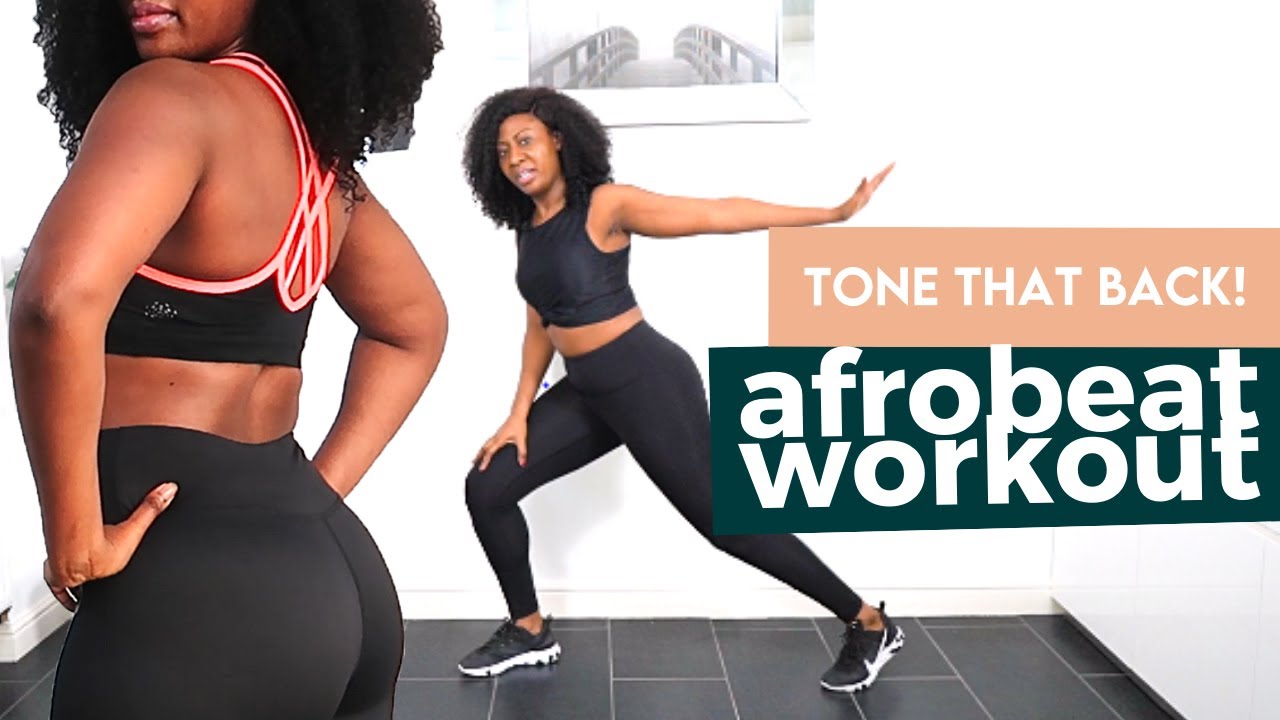 AFRICAN DANCE CARDIO | 15 min AT HOME Back Toning Workout | Afrifitness ...