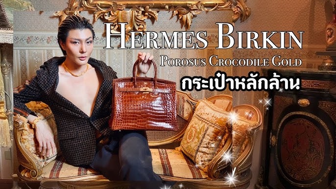 Hermes Birkin HSS 30 Bag Gris Tourterelle / Blue Sapphire Porosus Croc –  Mightychic