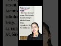 Natural personal account