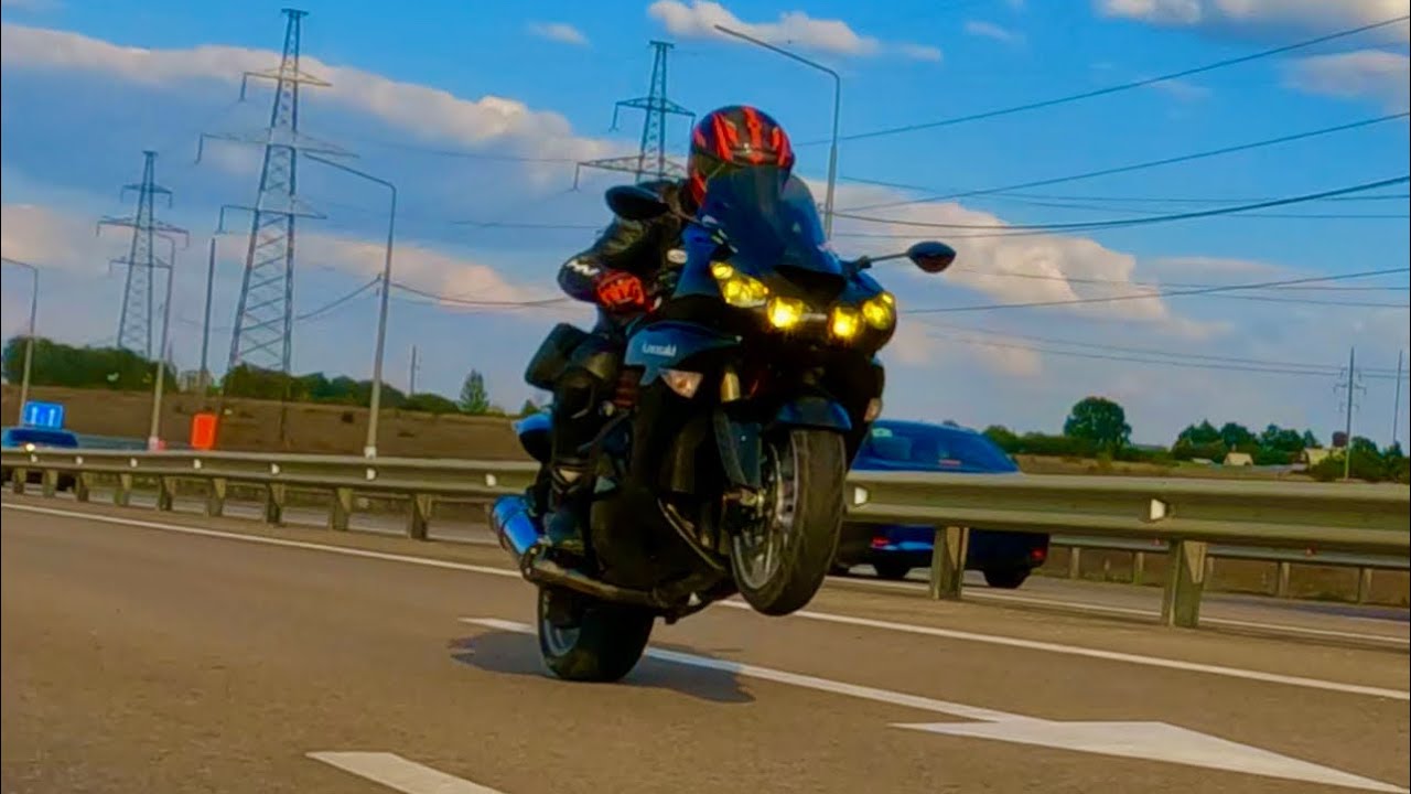 Обзор на мой Kawasaki ZZR1400 ZX14R 2009