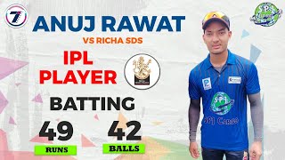 Anuj Rawat Batting Spj Cup 2022 Delhi