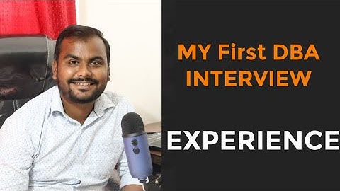 My First Oracle Interview | My DBA Experience