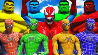 команда человек-паук и команда халк против двойника человека-паука - эпическая битва супергероев