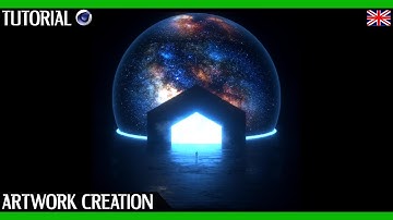 Cinema 4D Tutorial Octane Render | Space Scene Artwork Creation | With Project File