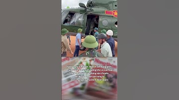 BQP tiếp tục điều động trực thăng chở thêm 4 tấn hàng cứu trợ người dân vùng lũ Điện Biên