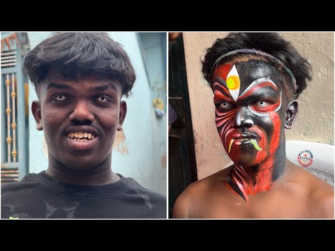 Bharath Potharaju Face Makeup 2026💥|Bonalu 2026|Bharath Potharaju Full Makeup Video|#makeup #bonalu 