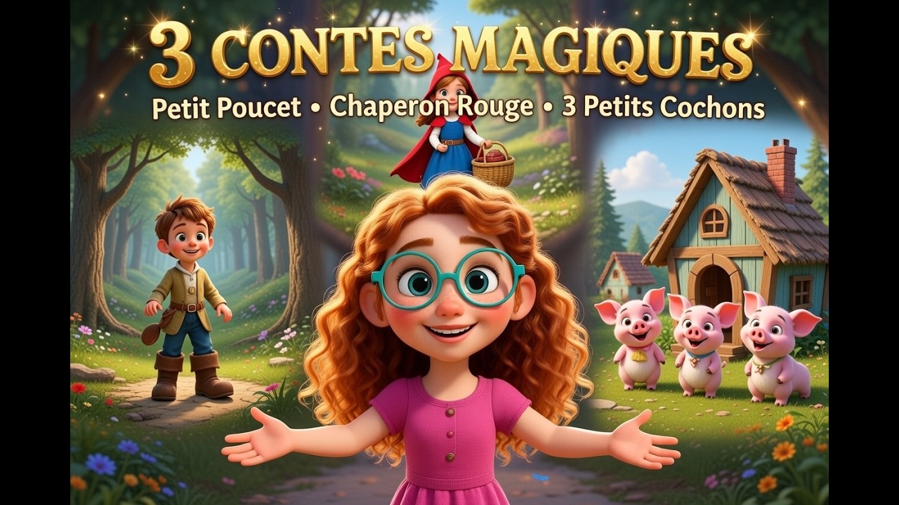 3 Contes que Tous les Enfants Doivent Connaître | Chaperon Rouge, 3 Petits Cochons, Petit Poucet