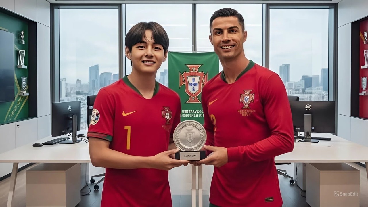 45 миллионов фанатов в шоке! Шокирующий шаг Тэхёна из BTS в отношениях с Криштиану Роналду!